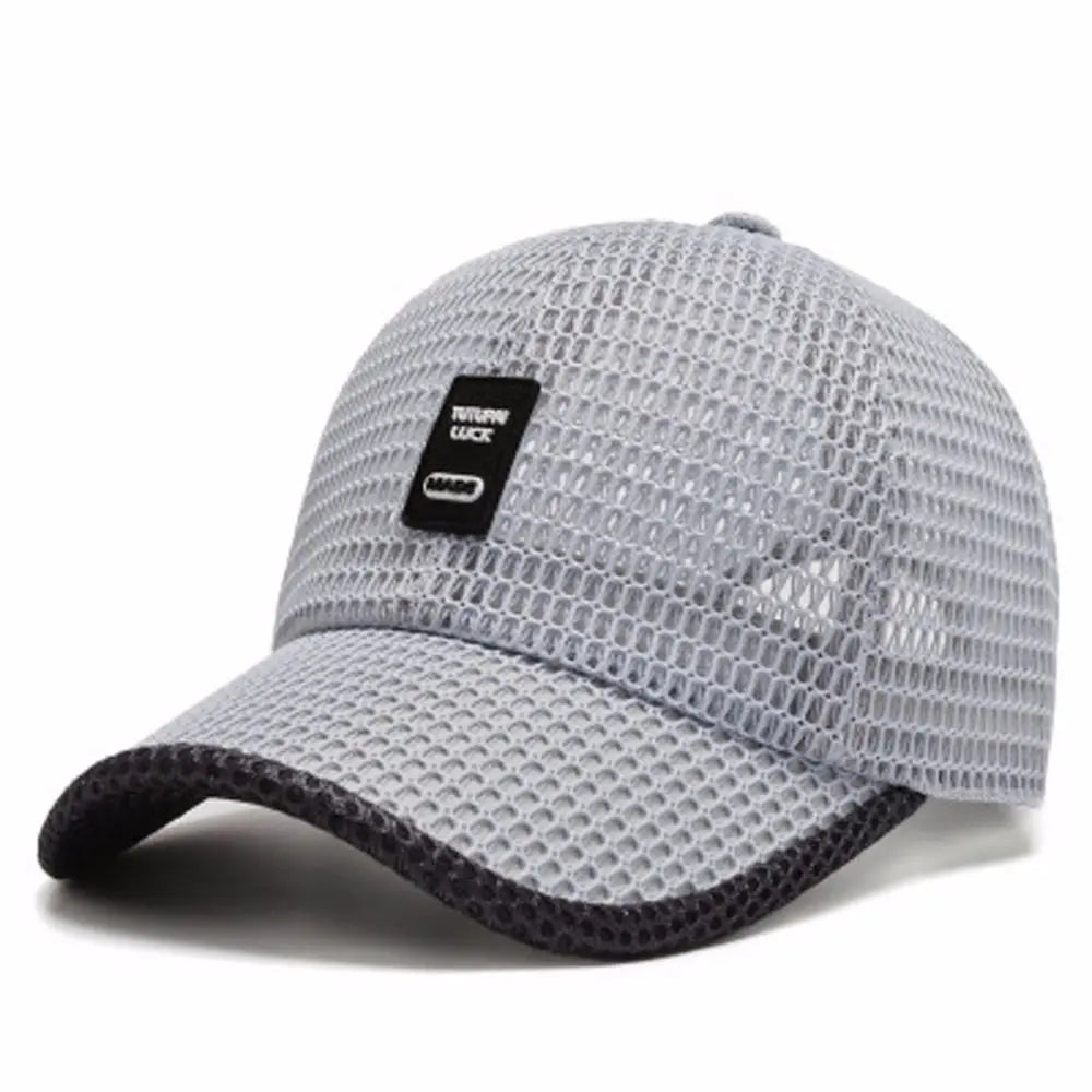 Adjustable Mesh Baseball Cap for Outdoor Activities