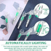 Automatic lighting lighted arrow nocks for archery showing on and off switch function