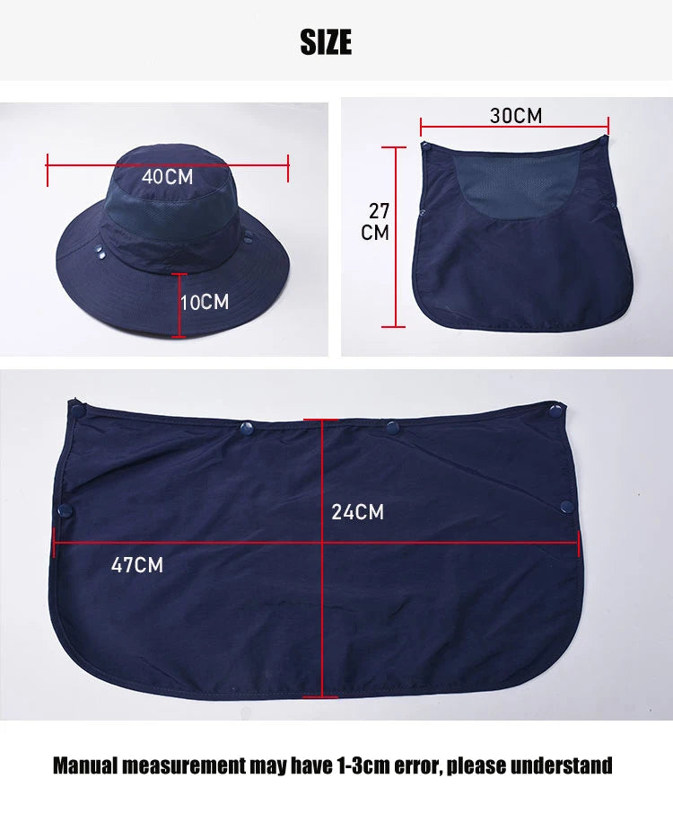 Multipurpose Sun Protection Bucket Hat for Outdoor Adventures