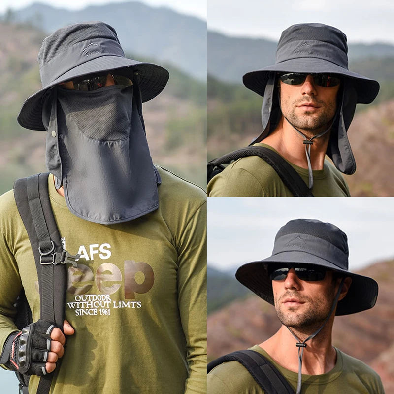 Multipurpose Sun Protection Bucket Hat for Outdoor Adventures