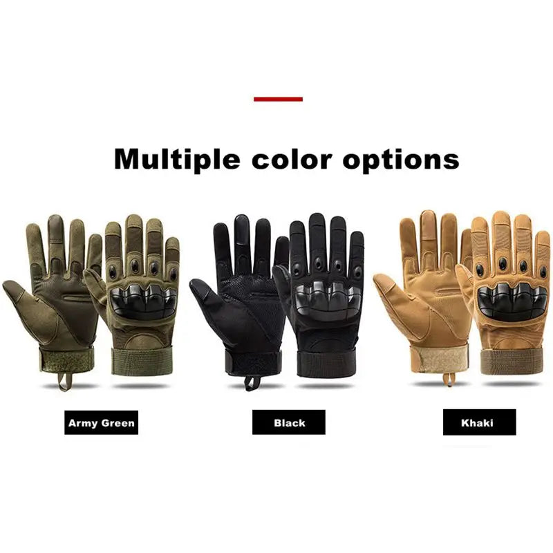 Tactical Full-Finger Gloves for Outdoor Sports and Motorcycling