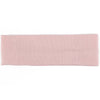 Diadema de algodón tejido rosa para el cabello.
