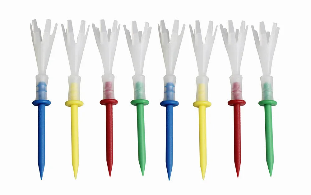 Durable Multi-Color Golf Tees (3.25 Inches, 12-Pack)