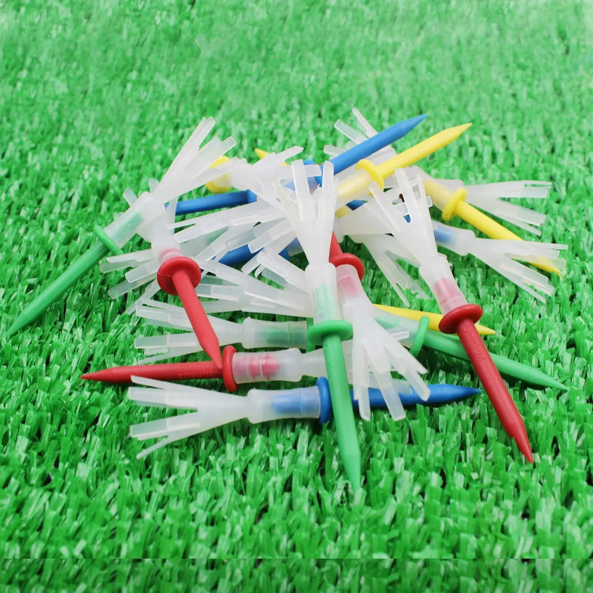 Durable Multi-Color Golf Tees (3.25 Inches, 12-Pack)