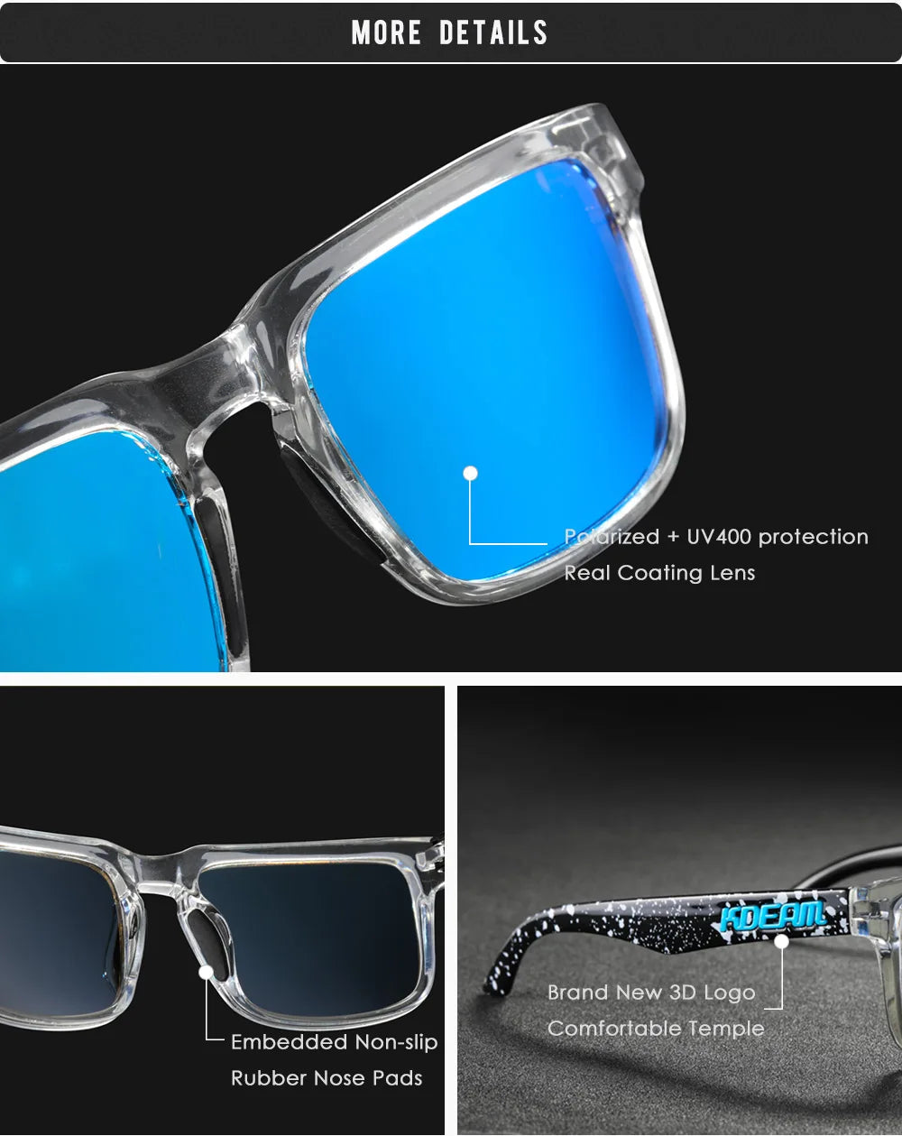 Photochromic Polarized Sunglasses for Men and Women