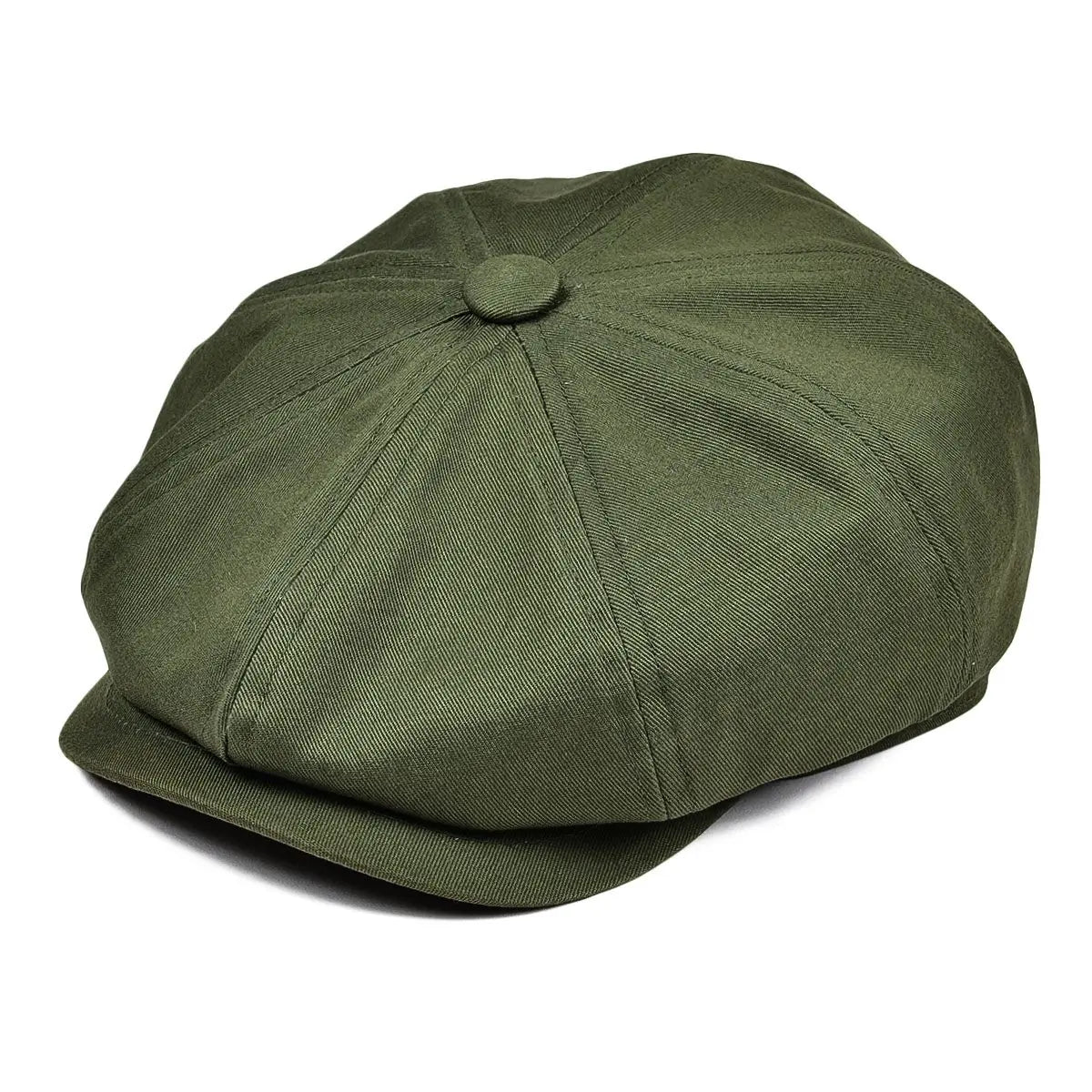 Men's Classic Newsboy Cap – Cotton 8-Panel Ivy Hat