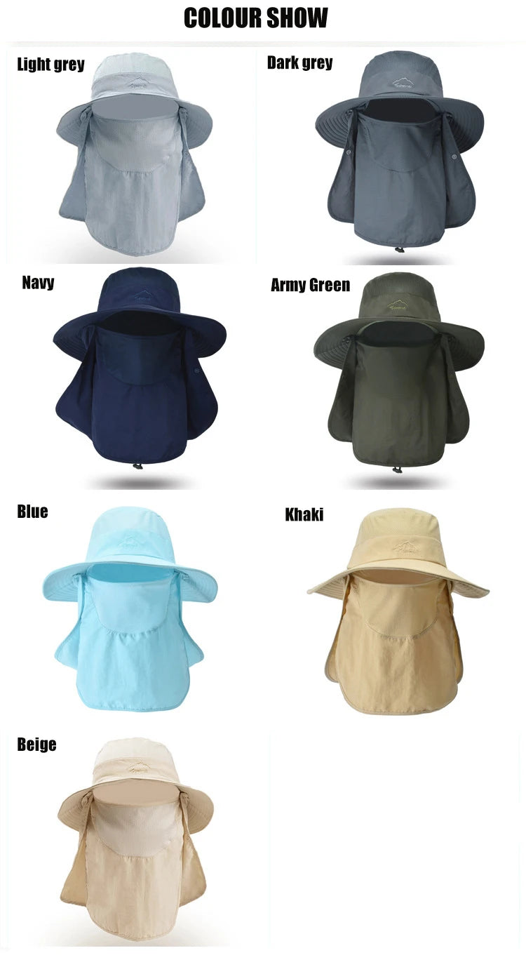 Multipurpose Sun Protection Bucket Hat for Outdoor Adventures