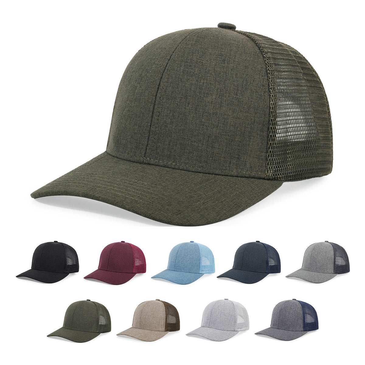 Classic Mesh Trucker Cap with Adjustable Snapback Closure