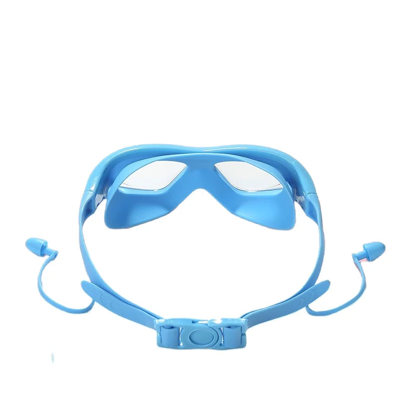 Kids Swim Goggles with Anti-Fog Lenses and Silicone Earplugs