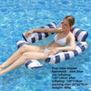 Striped Inflatable Pool Hammock for Adults