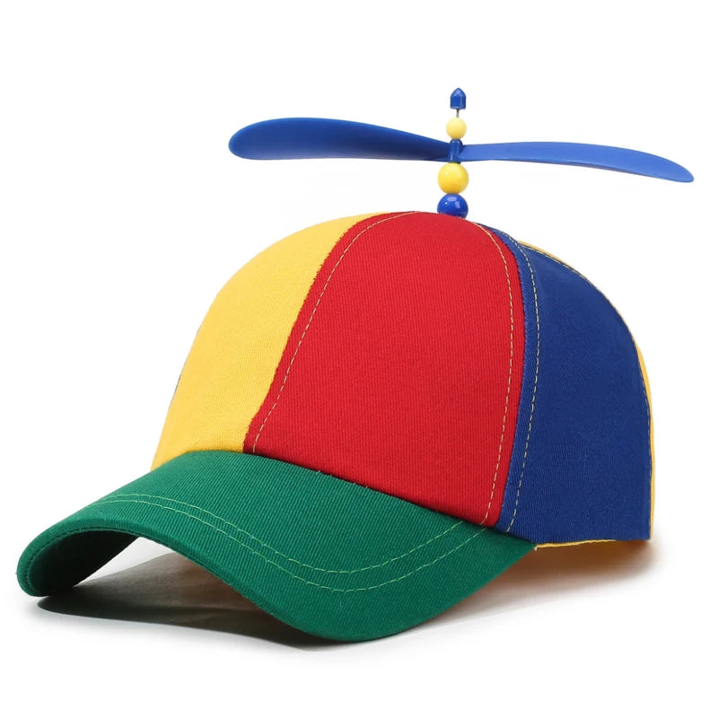Bamboo Dragonfly Propeller Baseball Cap with Adjustable Strap