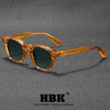 Retro Classic Square Frame Sunglasses with UV400 Protection