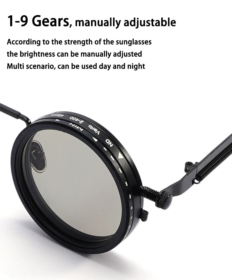 Vintage Round Polarized Sunglasses with UV400 Protection