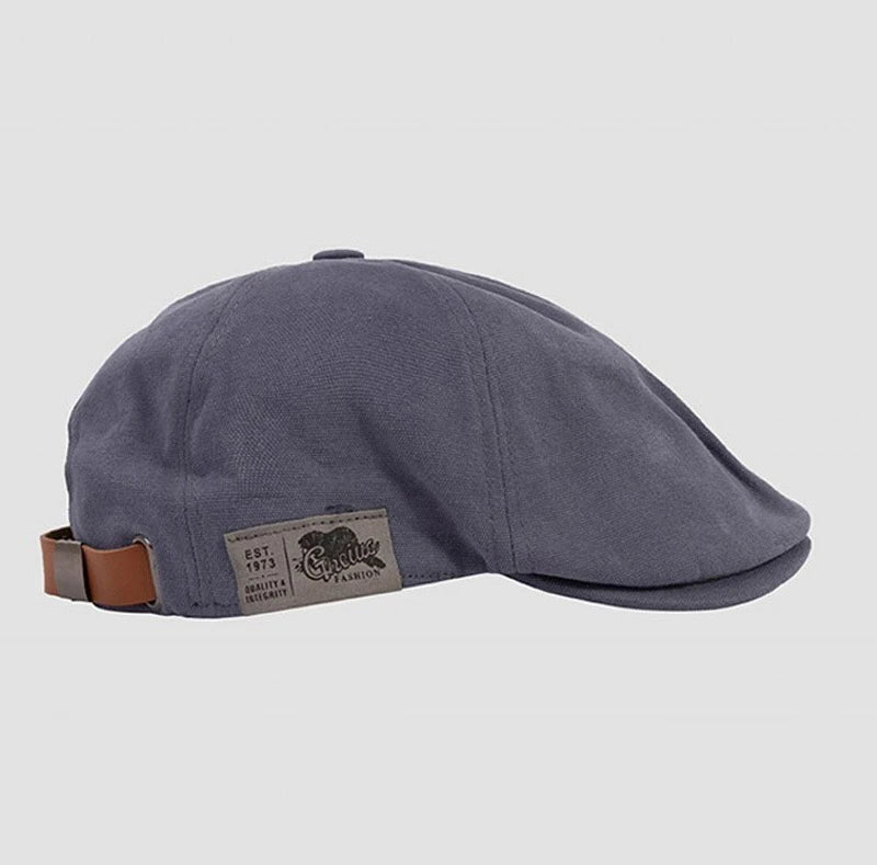 Classic Cotton Beret Hat – Vintage Ivy Cap for Men & Women