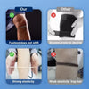 Comparison of a knee brace strap showing strong elasticity and fashion stability versus another product prone to decline.