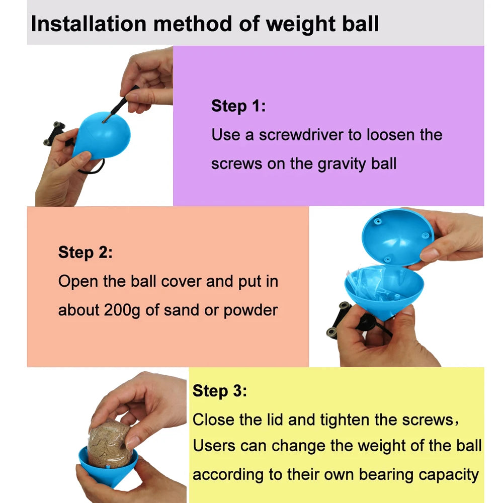 Adjustable Weighted Exercise Hoop for Core and Waist Toning