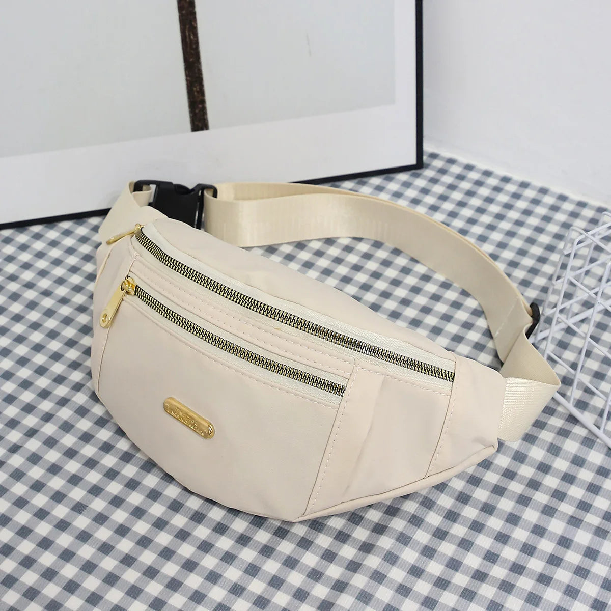 Waterproof Nylon Waist Pack with Adjustable Strap