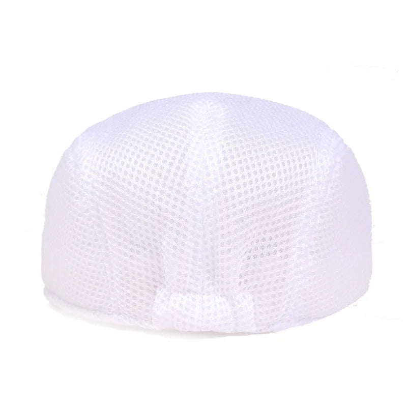 Classic Mesh Beret Hat for Men and Women