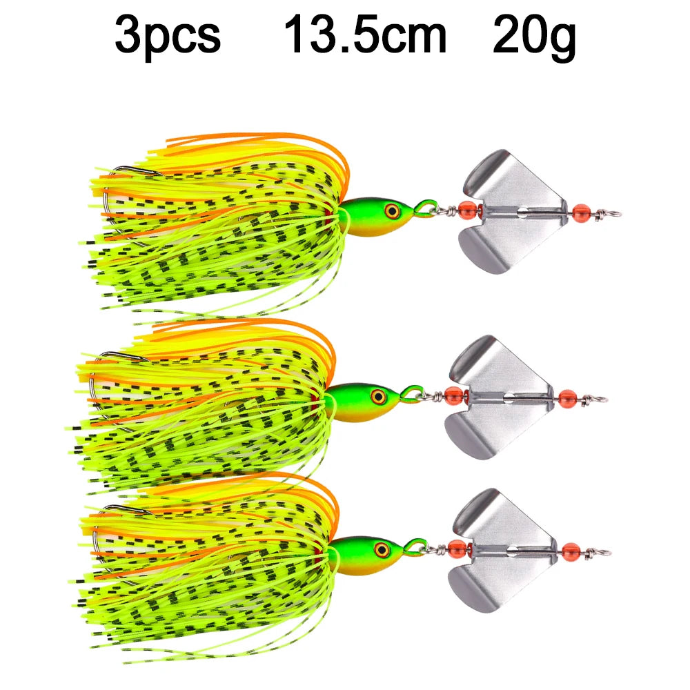 Chatterbait Spinnerbait Lure for Bass, Pike & Walleye