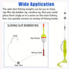 Assorted Removable Split Shot Sinkers for Fishing