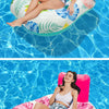 Striped Inflatable Pool Hammock for Adults