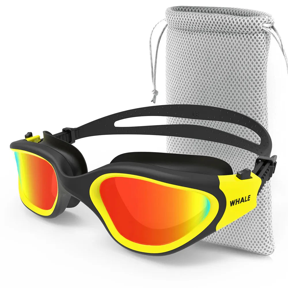 Polarized Anti-Fog Swimming Goggles for Adults