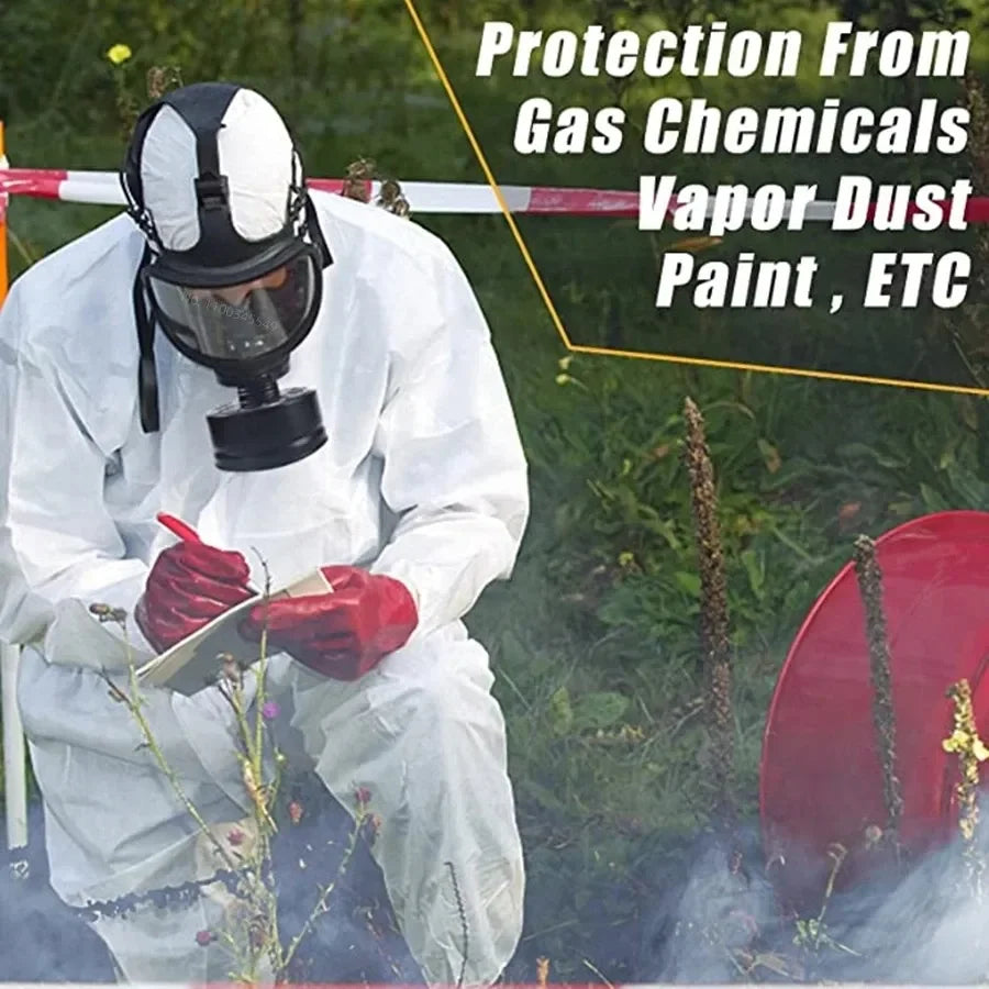 Full Face Gas Mask with Chemical Respirator Filter