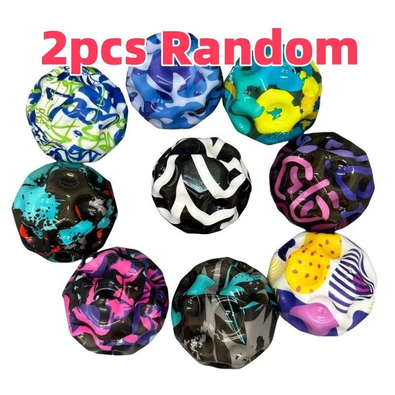 Super-Bounce Rubber Balls with Hole Design (Pack of 2)