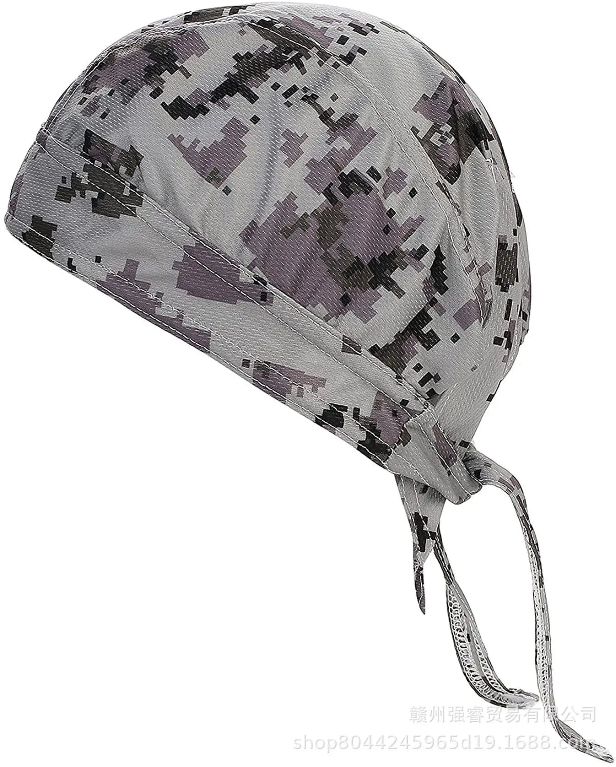 Graue Tarn-Sport-Stirnbandana für Männer