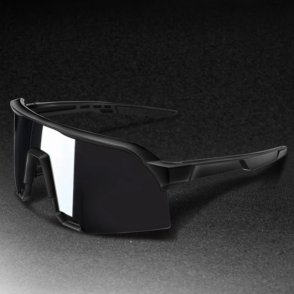 Oversized Windproof Sports Sunglasses with UV400 Protection