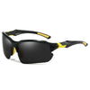 Polarized Half-Frame Sport Sunglasses with Anti-Glare Lenses