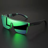 Classic Square Sunglasses with UV400 Protection