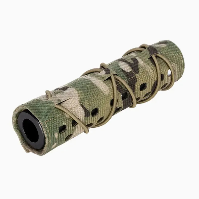 Tactical Airsoft Suppressor Cover with Camouflage Pattern