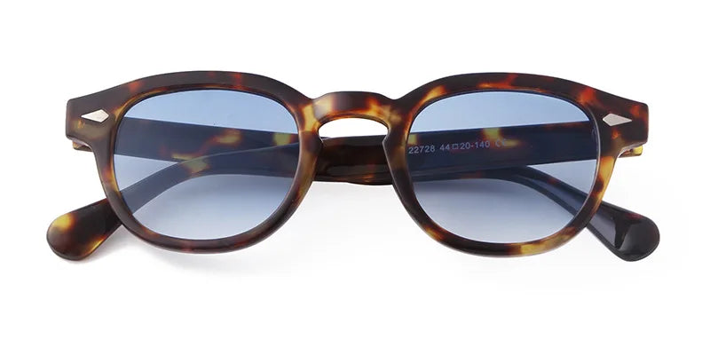 Retro Round Sunglasses with UV400 Protection