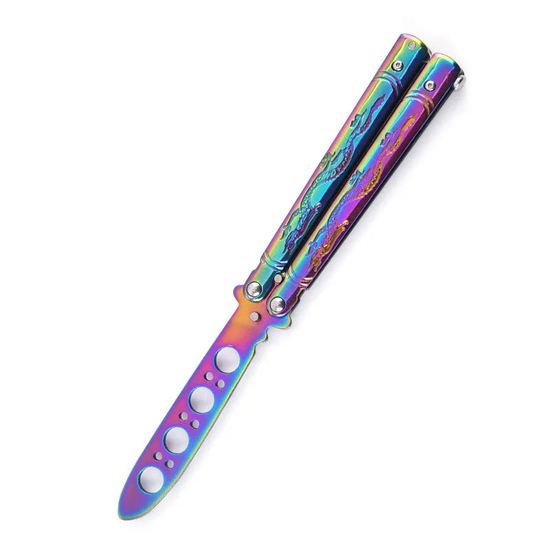 Stainless Steel Balisong Training Knife for Practice