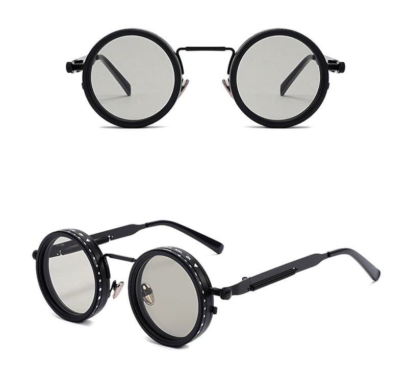 Vintage Round Polarized Sunglasses with UV400 Protection