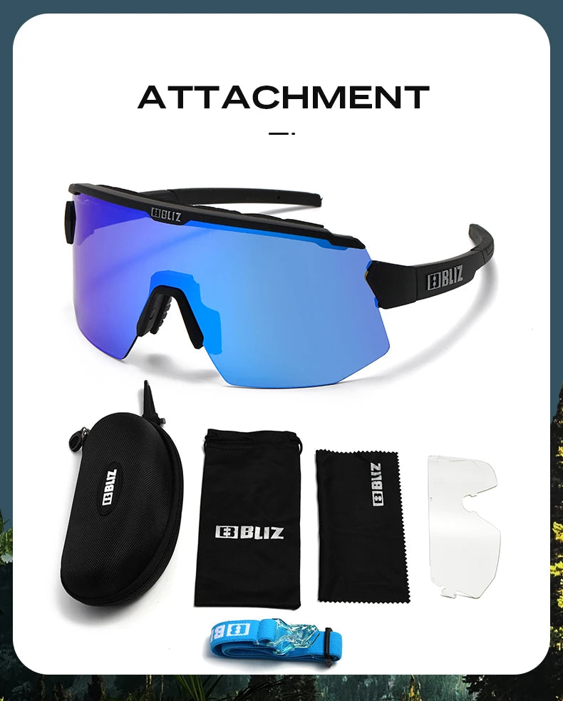 Breeze Cycling Sunglasses with 2 Interchangeable HD Lenses