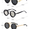 Vintage Round Polarized Sunglasses with UV400 Protection