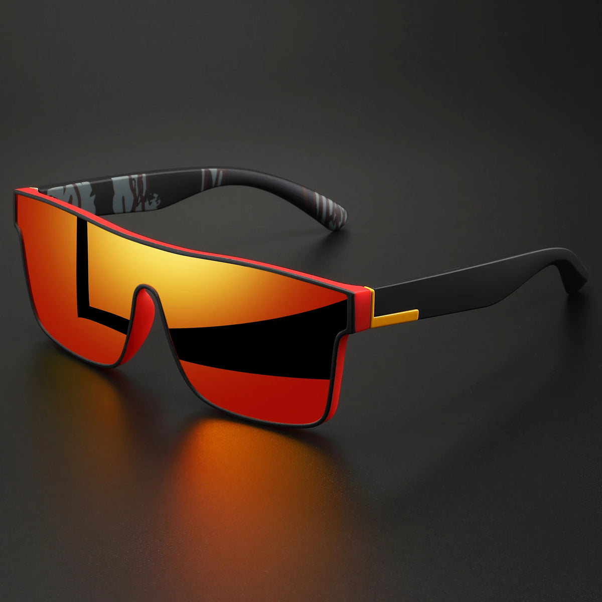 Classic Square Sunglasses with UV400 Protection