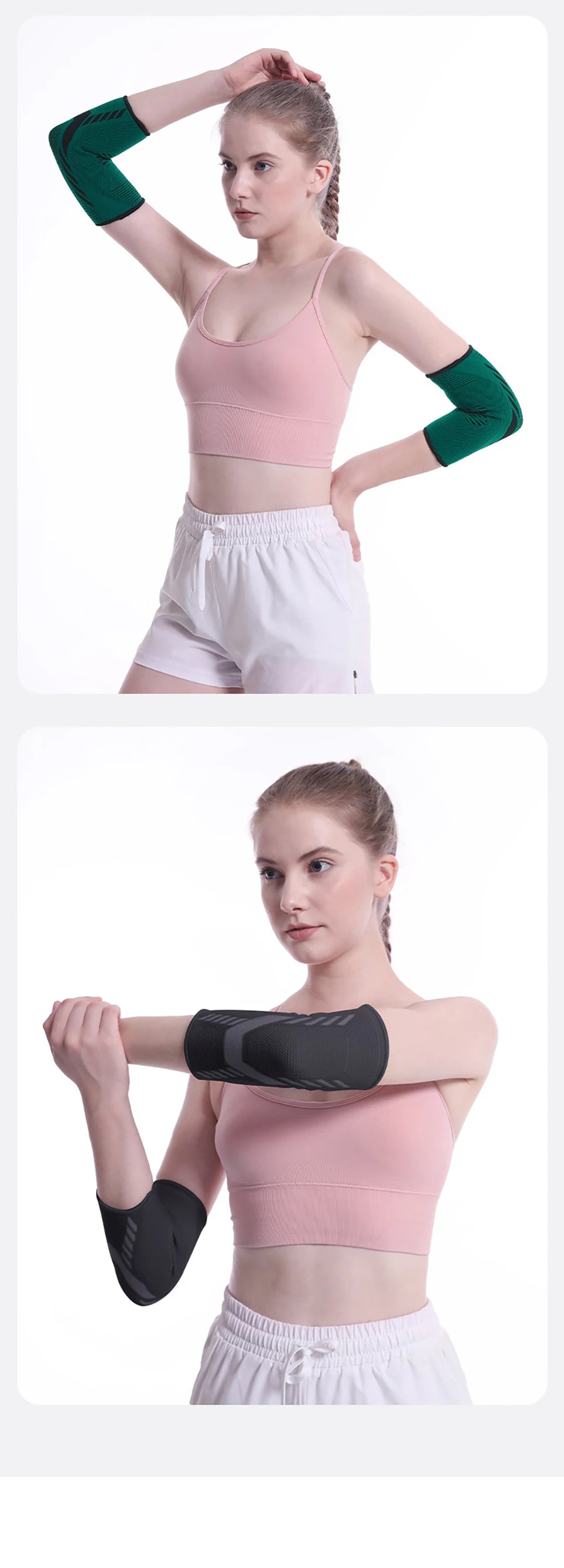 Elastic Elbow Support Sleeve for Sports and Gym