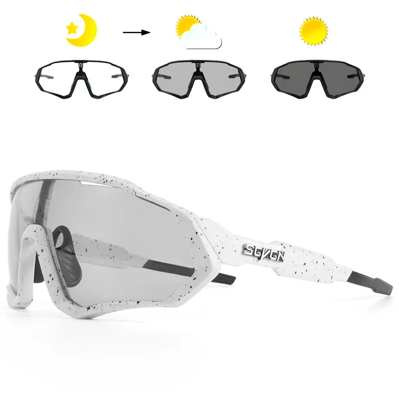 Photochromic Cycling Sunglasses with UV400 Protection