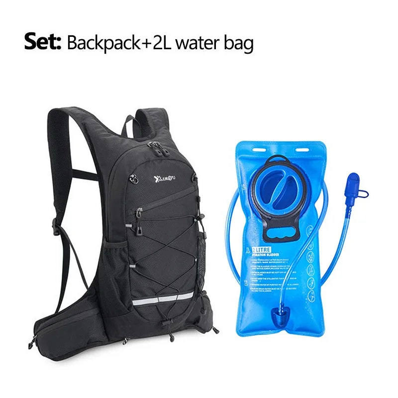 3L Hydration Backpack with Soft Water Bladder for Cycling, Hiking & Running