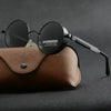 Retro Round Metal Sunglasses with UV400 Protection