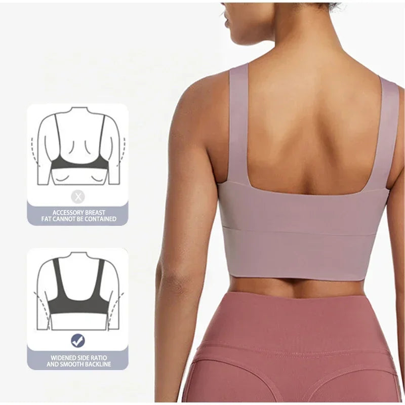 High-Impact Sports Bra for Workout and Yoga