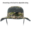 UPF 50+ Sun Protection Bucket Hat with Detachable Neck Flap
