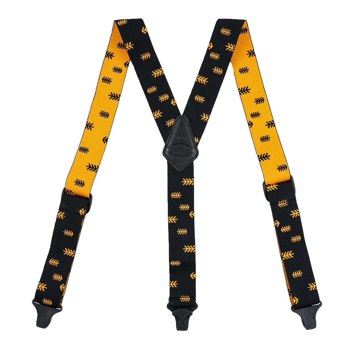 Airport-Friendly Y-Back Suspenders with Plastic Clips