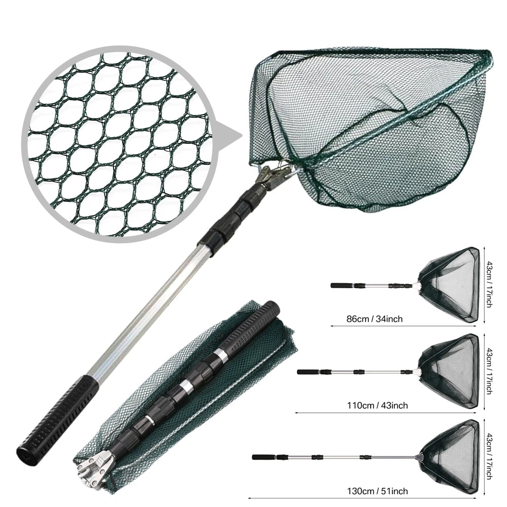 Aluminum Alloy Telescoping Fishing Landing Net