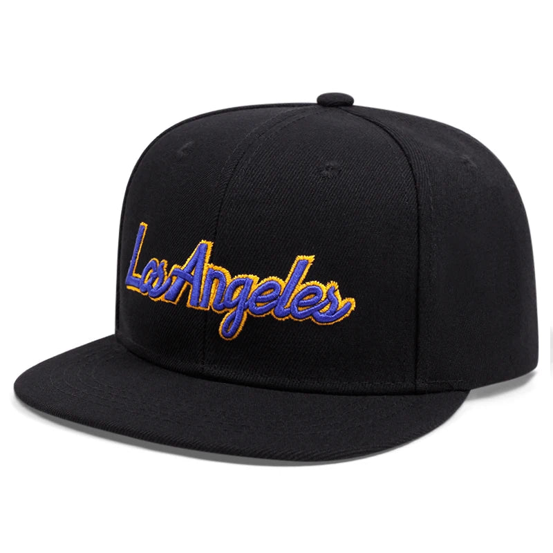 Embroidered Los Angeles Baseball Cap with Adjustable Snapback Closure