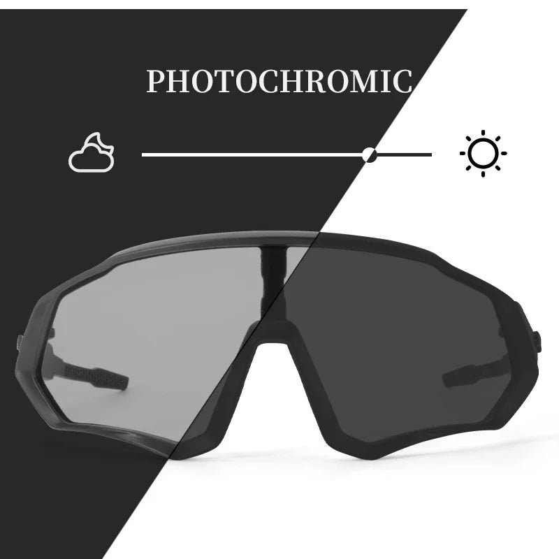 Photochromic Cycling Sunglasses with UV400 Protection
