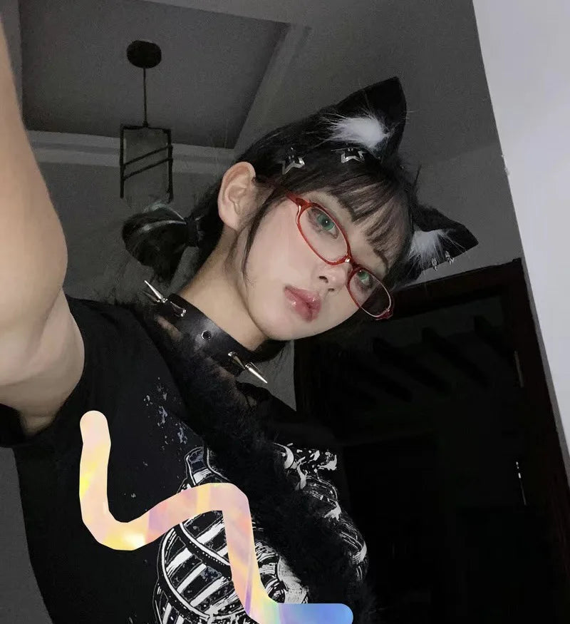 Retro Oval Anti-Blue Light Glasses for Women